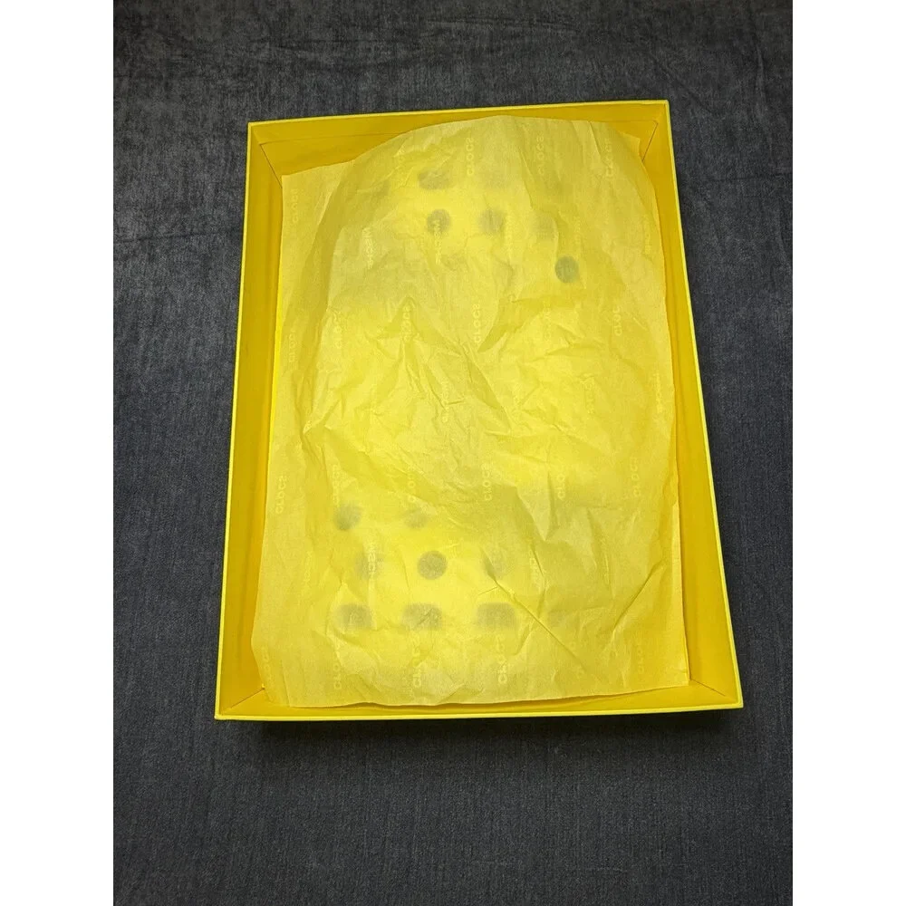 MSCHF X CROCS BIG YELLOW BOOTS CROCS SIZE 6 NEW WITH BOX